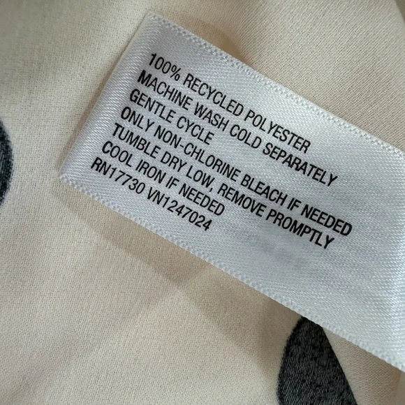 a new day Beige and Black Polka Dot High Low Dress - Picture 6 of 7